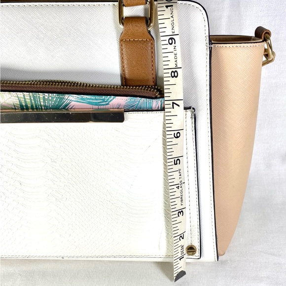 Call It Spring Large Purse Nude Beige Feminine Crossbody Shoulder Bag Lux Tote - Picture 10 of 11